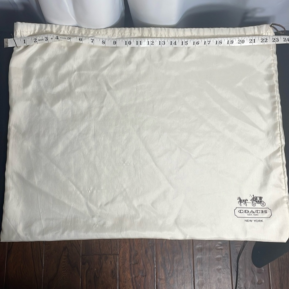 XL satin coach dust bag